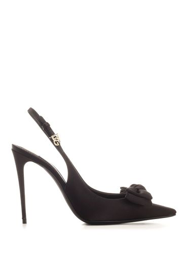 Dolce & Gabbana Satin Slingbacks - Dolce & Gabbana - Modalova