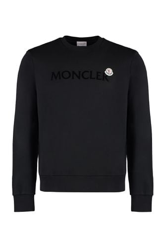 Logo Detail Cotton Sweatshirt - Moncler - Modalova