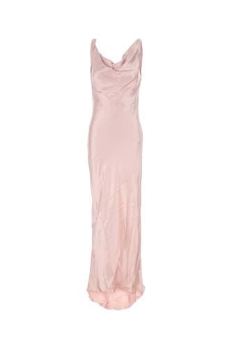 Pastel Pink Satin Artemis Long Dress - Camilla and Marc - Modalova