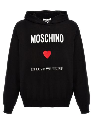 Moschino in Love We Trust Hoodie - Moschino - Modalova
