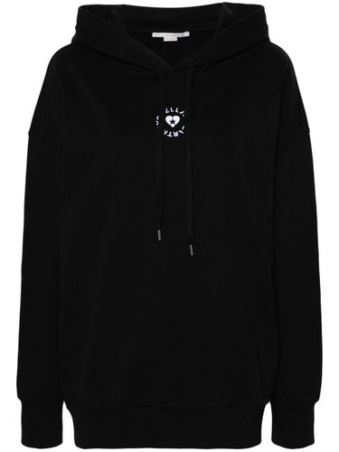 Logo Embroidered Drawstring Hoodie - Stella McCartney - Modalova