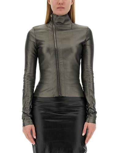 Rick Owens Leather Jacket - Rick Owens - Modalova