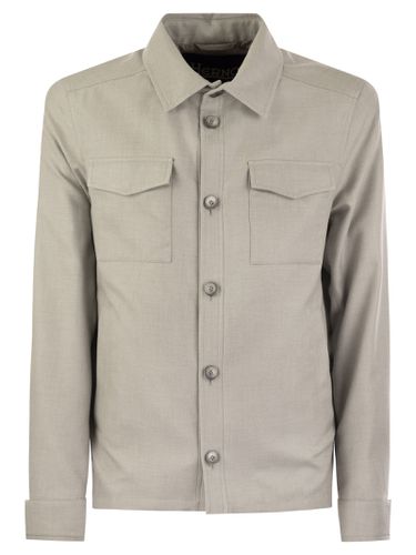 Herno Rain Cotton Cashmere Shirt - Herno - Modalova