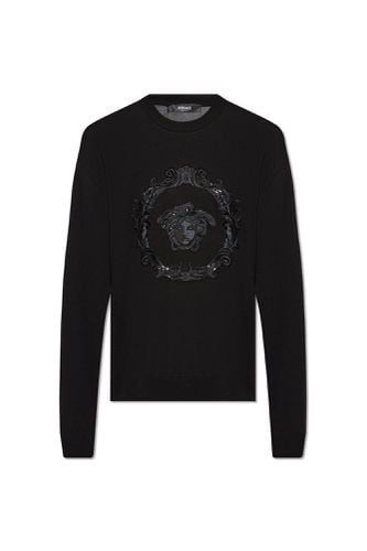 Versace Embroidered Sweater - Versace - Modalova