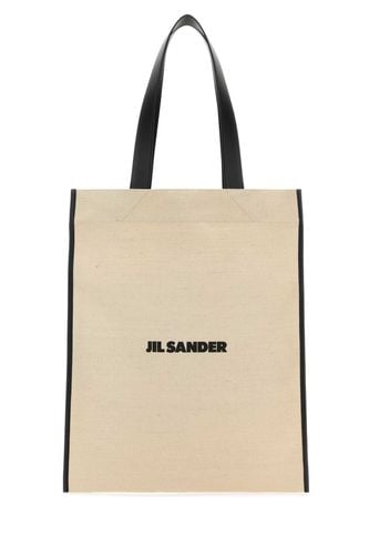 Jil Sander Sand Canvas Shopping Bag - Jil Sander - Modalova