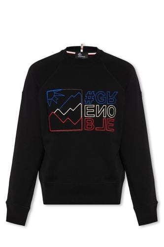 Embroidered Sweatshirt - Moncler Grenoble - Modalova