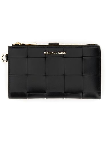 Braided Leather Wallet - MICHAEL Michael Kors - Modalova