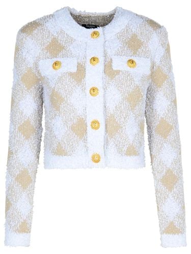 Beige Polyamide Blend Jacket - Balmain - Modalova