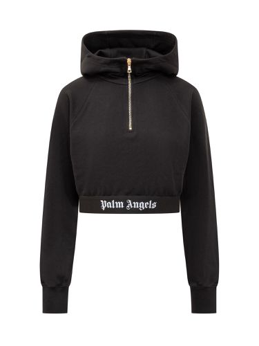 Palm Angels Hoodie With Logo - Palm Angels - Modalova