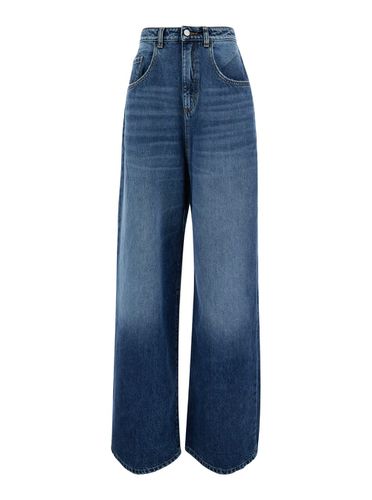 High Waisted Wide Jeans In Cotton Denim Woman - Icon Denim - Modalova