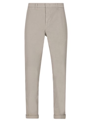 Beige Stretch-cotton Capri Trousers - Fay - Modalova