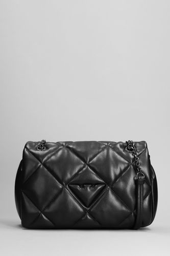 Shoulder Bag In Black Leather - Emporio Armani - Modalova