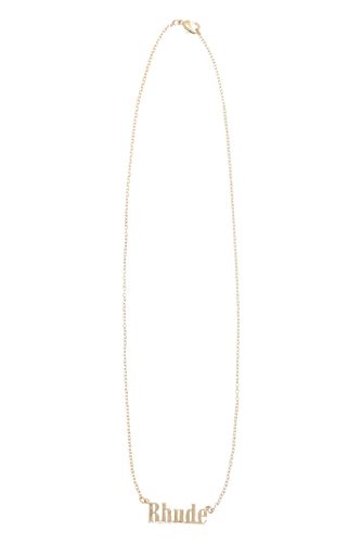 Rhude Gold-tone Metal Necklace - Rhude - Modalova