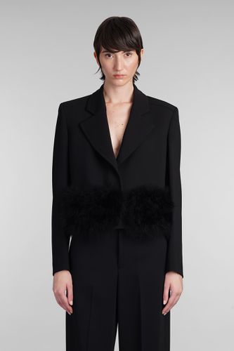 Blumarine Blazer In Black Viscose - Blumarine - Modalova