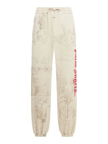 Logo Printed Drawstring Sweatpants - Palm Angels - Modalova