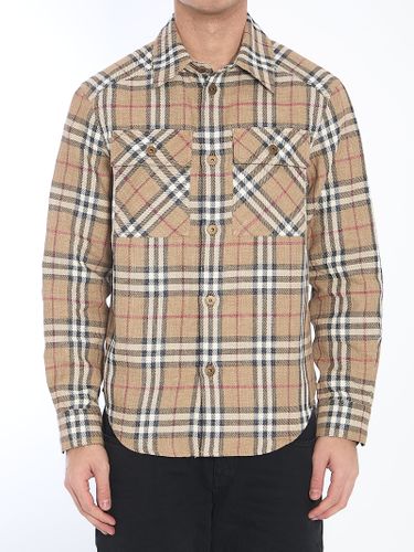 Burberry Check Overshirt - Burberry - Modalova