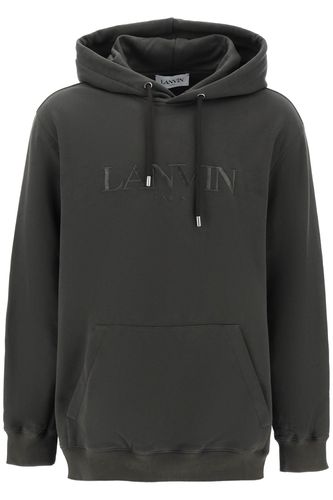 Dark Green Cotton Oversize Sweatshirt - Lanvin - Modalova