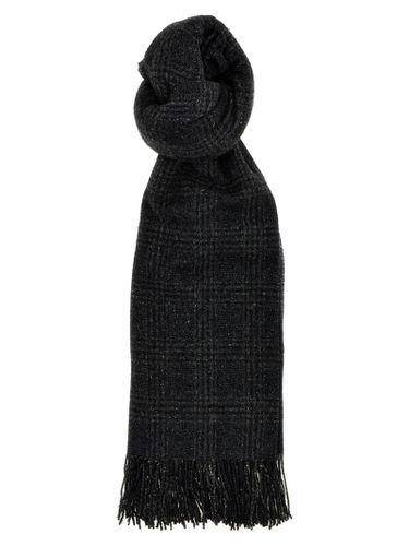 Lurex Check Scarf - Brunello Cucinelli - Modalova