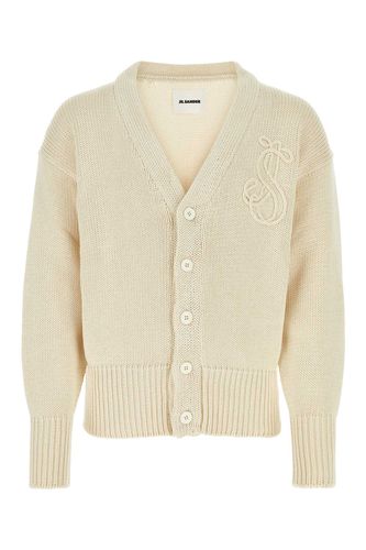 Jil Sander Ivory Cotton Cardigan - Jil Sander - Modalova