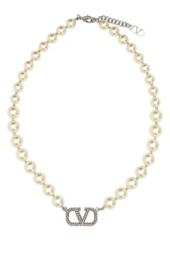 Ivory Pearls Necklace - Valentino Garavani - Modalova