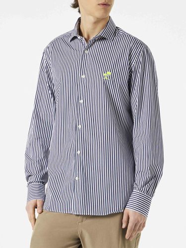 Man Striped Cotton Pamplona Shirt - MC2 Saint Barth - Modalova