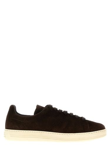 Tom Ford Logo Suede Sneakers - Tom Ford - Modalova