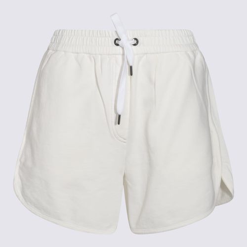 White Cotton Shorts - Brunello Cucinelli - Modalova