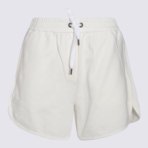 White Cotton Shorts - Brunello Cucinelli - Modalova