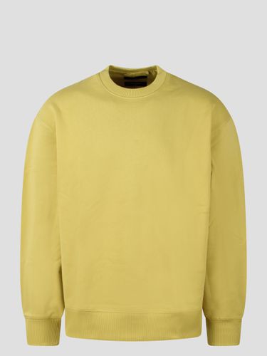 Organic Cotton Terry Crew Sweatshirt Fleece - Y-3 - Modalova