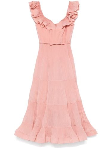 Zimmermann Pleated Fill Midi Dress - Zimmermann - Modalova