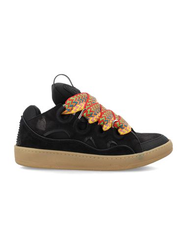 Lanvin Leather Curb Sneakers - Lanvin - Modalova