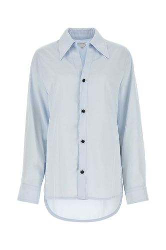 Pastel Light-blue Twill Shirt - Bottega Veneta - Modalova