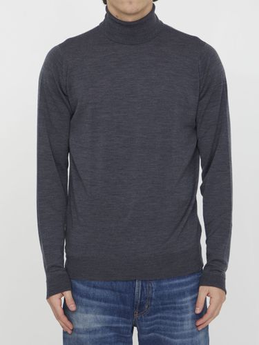 John Smedley Grey Merino Jumper - John Smedley - Modalova