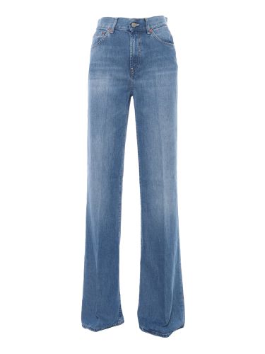 Dondup Blue Flared Jeans - Dondup - Modalova