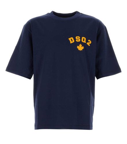 Logo Printed Crewneck T-shirt - Dsquared2 - Modalova