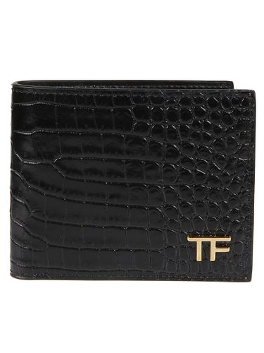 Printed Alligator Classic Bifold Wallet - Tom Ford - Modalova