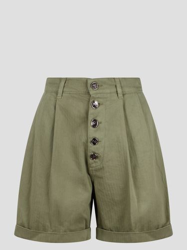 Etro Buttoned Cotton Bermuda Shorts - Etro - Modalova
