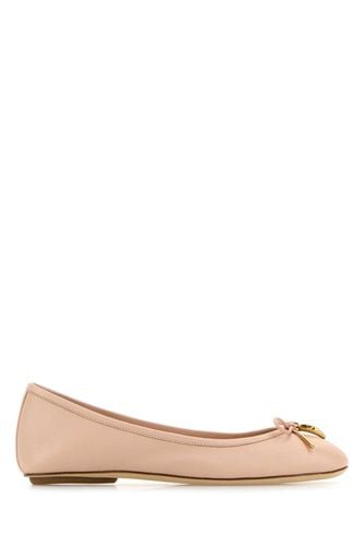 Beige Leather Iris Ballerinas - Chloé - Modalova