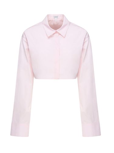 Loewe Cropped Cotton Shirt - Loewe - Modalova