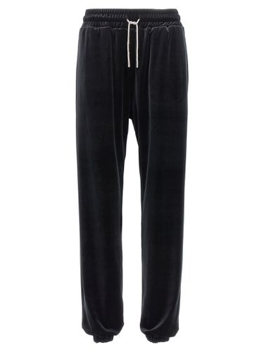 Jewel Drawstring Velvet Joggers - Alexandre Vauthier - Modalova