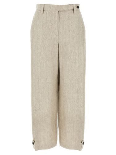 Brunello Cucinelli Linen Trousers - Brunello Cucinelli - Modalova