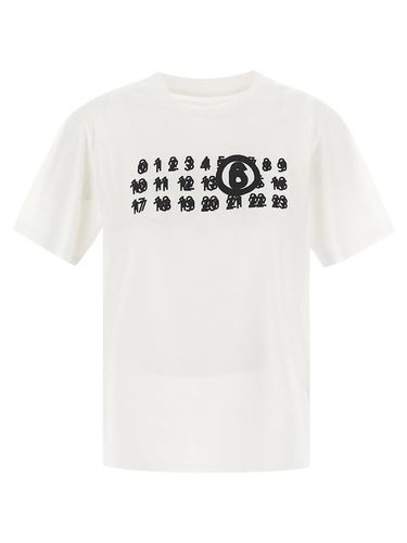 Cotton Logo T-shirt - MM6 Maison Margiela - Modalova
