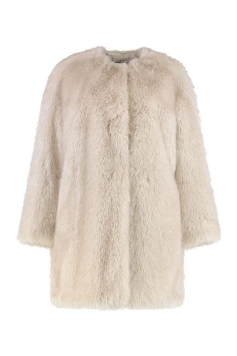 Max Mara Studio Coat In Faux Fur - Max Mara Studio - Modalova