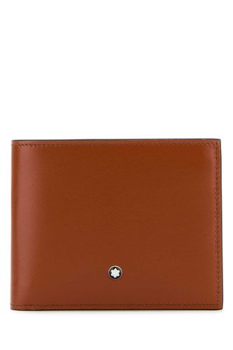 Dark Orange Leather Wallet - Montblanc - Modalova