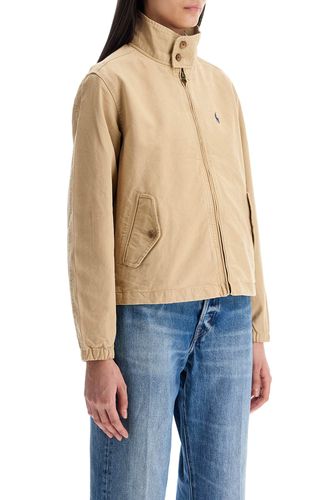 Cropped Khaki Vintage Jacket - Polo Ralph Lauren - Modalova