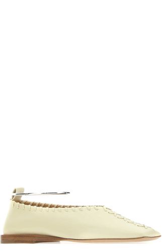 Stitch-detailed Detachable Anklet Ballerina Shoes - Jil Sander - Modalova