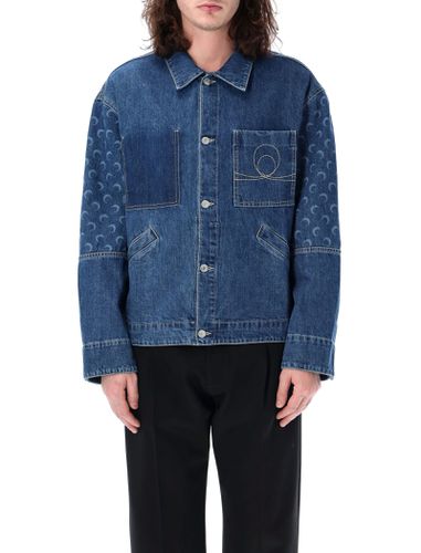 Deadstock Denim Boxy Jacket - Marine Serre - Modalova