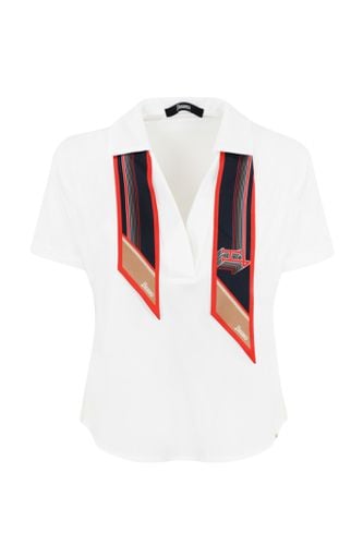 Herno Cotton Polo Shirt With Scarf - Herno - Modalova
