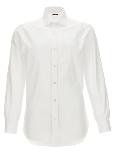 Barba Napoli Textured Cotton Shirt - Barba Napoli - Modalova