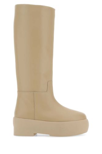 Sand Leather Gia 16 Boots - GIA BORGHINI - Modalova